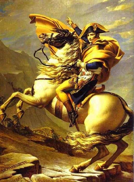 Jacques-Louis David Bonaparte Crossing St. Bernard Pass china oil painting image